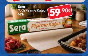 Sera Yağlı Pişirme Kağıdı 16'Lı