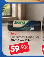 Sera Çöp Torbasi Jumbo Boy 80X110 Cm