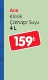 Ace Klasik Camasir Suyu 4 L