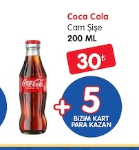 Coca Cola Cam Sise 200 Ml