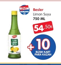 Besler Limon Suyu 750 Ml