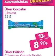 Ülker Cocostar Çikolata 25G