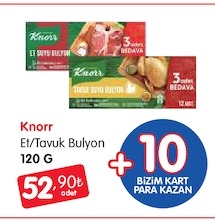 Knorr Et/Tavuk Bulyon 120 G