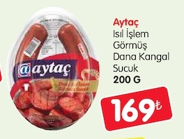 Aytaç Isil İşlem Görmüş Dana Kangal Sucuk 200 G