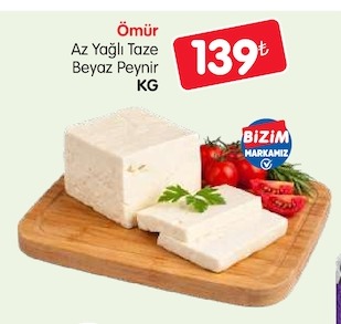 Omur Az Yagli Taze Beyaz Peynir Kg