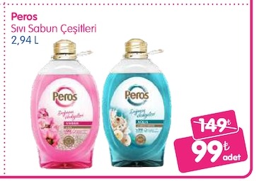 Peros Sıvı Sabun Çeşitleri 2,94 L