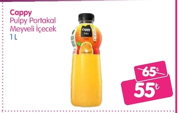 Cappy Pulpy Portakal Meyveli İçecek 1L