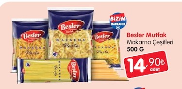 Besler Mutfak Makarna Çeşitleri 500 G