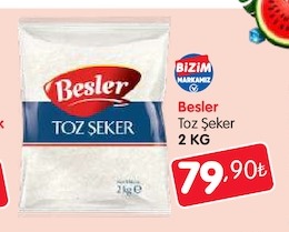 Besler Toz Şeker 2 Kg