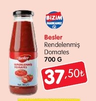 Besler Rendelenmiş Domates 700 G