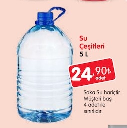 Su Çeşitleri 5 L
