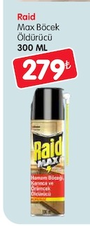 Raid Max Böcek Öldürücü 300 Ml