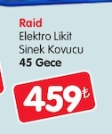 Raid Elektro Likit Sinek Kovucu 45 Gece