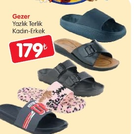 Gezer Yazlik Terlik Kadin-Erkek
