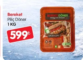 Bereket Piliç Döner 1Kg