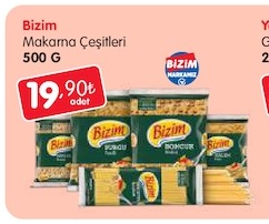 Bizim Makarna Çeşitleri 500 G
