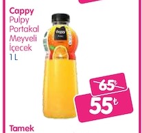 Cappy Pulpy Portakal Meyveli İçecek 1L