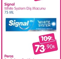 Signal White System Diş Macunu 75 Ml