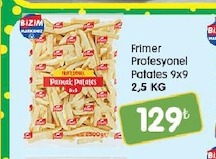 Frimer Profesyonel Patates 9X9 2,5 Kg