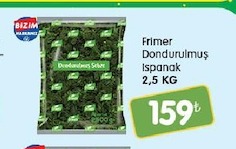 Frımer Dondurulmuş Ispanak 2,5 Kg