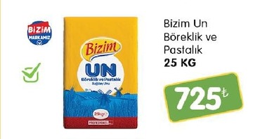 Bizim Un Böreklik Ve Pastalık 25 Kg