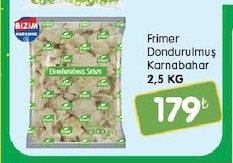 Frimer Dondurulmuş Karnabahar 2.5 Kg