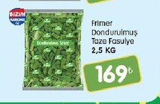Frimer Dondurulmuş Taze Fasulye 2,5 Kg