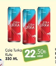 Cola Turka Kutu 330 Ml