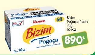 Bizim Poğaça Pasta Yağı 10 Kg