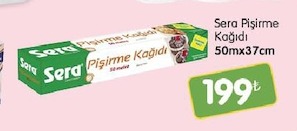 Sera Pişirme Kağıdı 50Mx37Cm