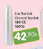 Ece Bardak Otomat Bardak 180 Cc 100'Lü