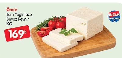 Ömür Tam Yağlı Taze Beyaz Peynir Kg