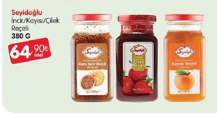Seyidoğlu İncir Kayısı Çilek Reçeli 380G