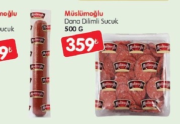 Muslumoglu Dana Dilimli Sucuk 500G