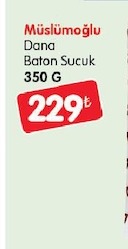 Muslumoglu Dana Baton Sucuk 350G