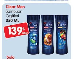 Clear Men Şampuan Çeşitleri 350 Ml