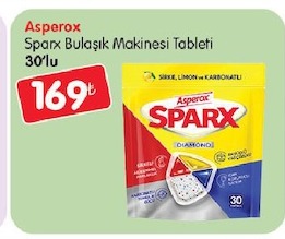 Asperox Sparx Bulaşık Makinesi Tableti 30'Lu