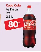 Coca Cola Az Kalori Pet 2,5 L