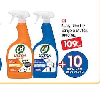 Cif Sprey Ultra Hız Banyo & Mutfak 1000 Ml