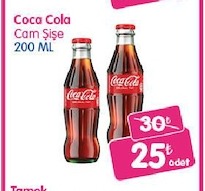 Coca Cola Cam Şişe 200 Ml