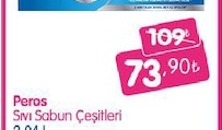 Peros Sıvı Sabun Çeşitleri 3.04 L