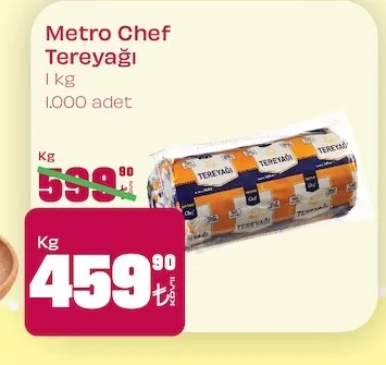 Metro Chef Tereyağı 1 Kg