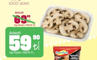 Dilimli Mantar 400 G