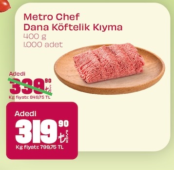 Metro Chef Dana Köftelik Kıyma 400 G