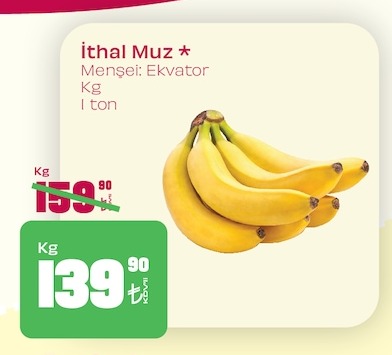 İthal Muz Kg