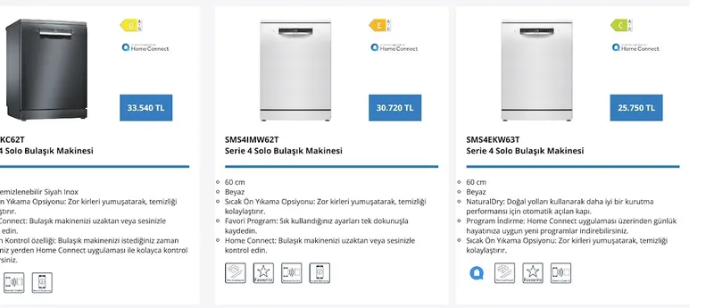 Serie 4 Solo Bulaşık Makinesi