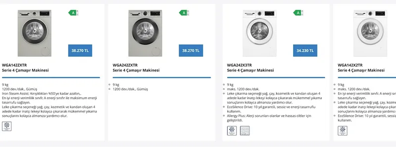 Wga142Xztr Serie 4 Çamaşır Makinesi