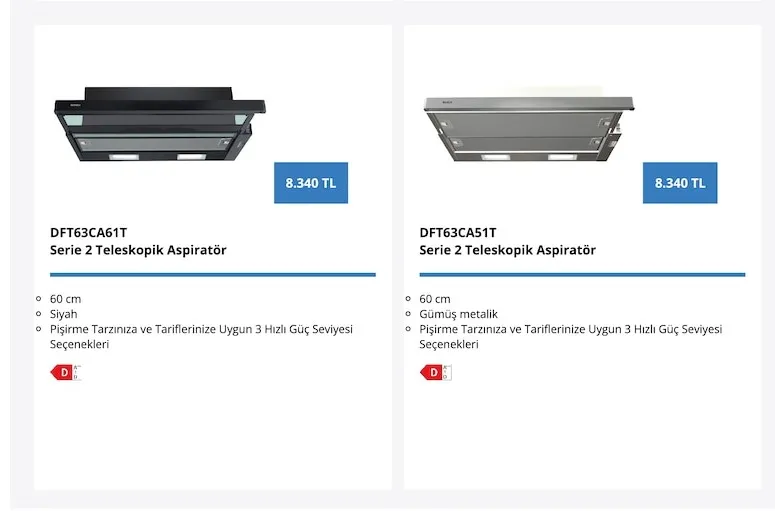 Dft63Ca61T Serie 2 Teleskopik Aspiratör