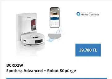 Bcrd2W Spotless Advanced + Robot Süpürge