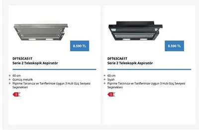 Dft63Ca51T Serie 2 Teleskopik Aspiratör